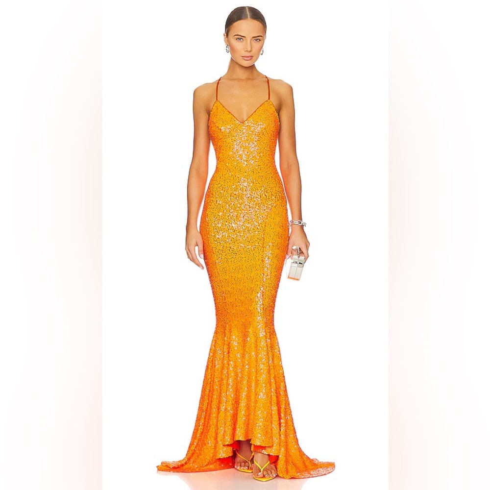 Norma Kamali Mermaid Fishtail Gown